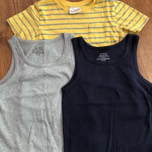 Boys SIZE 3 Hanna Andersson sleeveless and tshirt